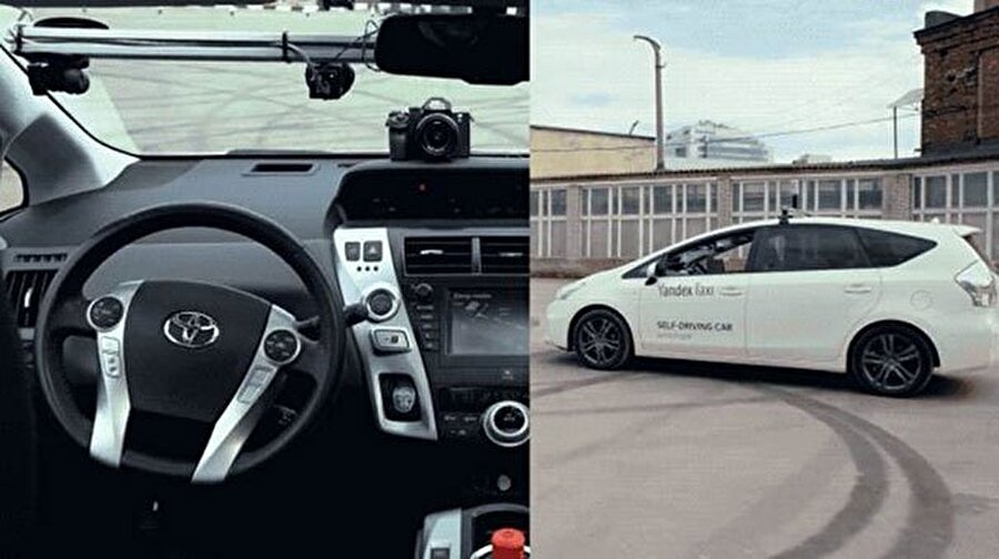 Toyota Prius V model araçla geliştirilen ilk prototip görüntülere bakılırsa başarılı bir şekilde yol alabiliyor. 