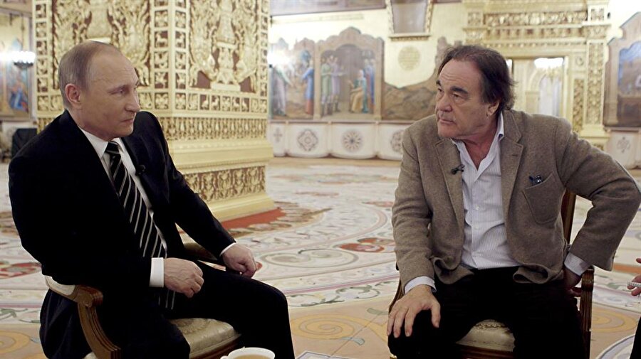 Rusya Devlet Başkanı Vladimir Putin ile Oliver Stone