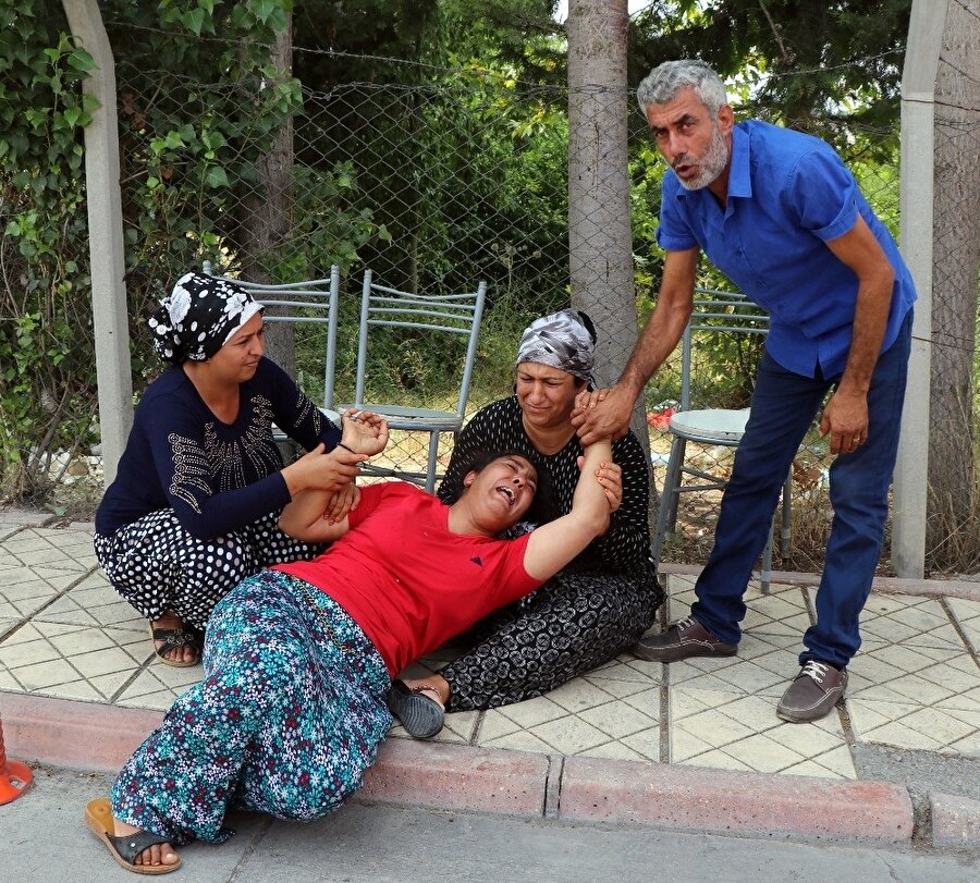 Levent Akrep'in yakınları hastane önünde sinir krizleri geçirdi.
