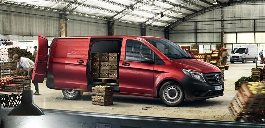 Mercedes-Benz Vito Mixto'nun öne çıkan en önemli detaylarından birisi yük taşıma kapasitesi. 