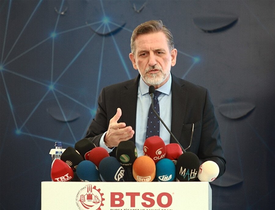 BTSO Yönetim Kurulu Başkanı İbrahim Burkay.