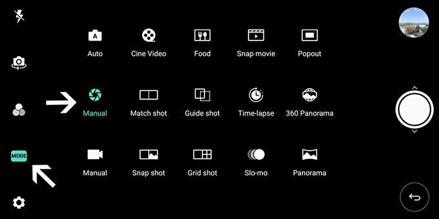 LG V30'un kamerasına gizlenen Graphy özelliği, basit birkaç tıklama vasıtasıyla aktif hale getirilebiliyor. Bunun için kamera arayüzünde mod ayarları üzerinden manuel yolunu izlemek gerekiyor. 