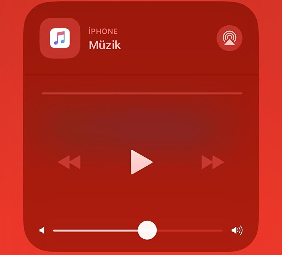 iOS 11'de Müzik uygulaması için ek bir kart tanımlanmış durumda.
