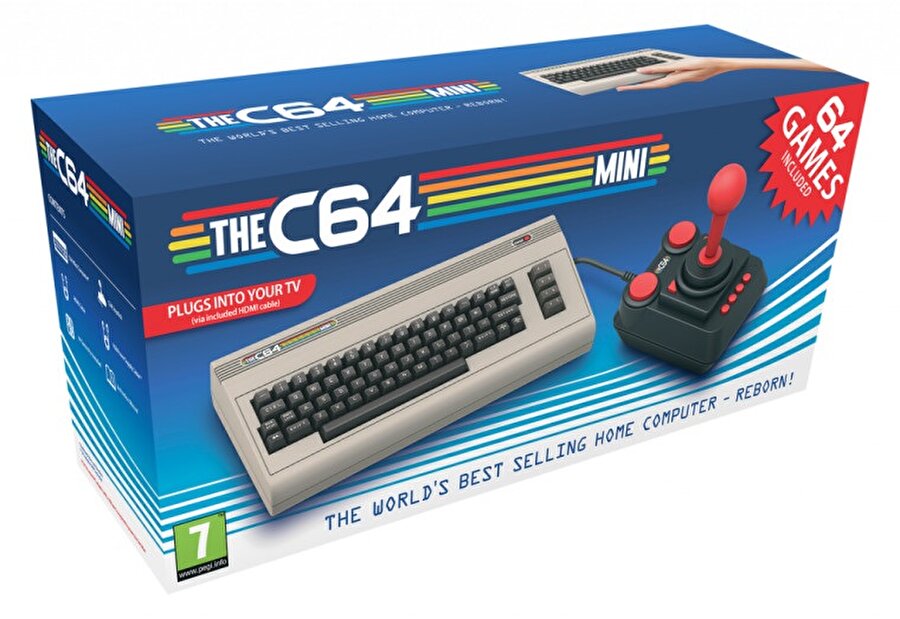 C64 Mini, oyun tarihine nostaljik bir yolculuk vadediyor. 