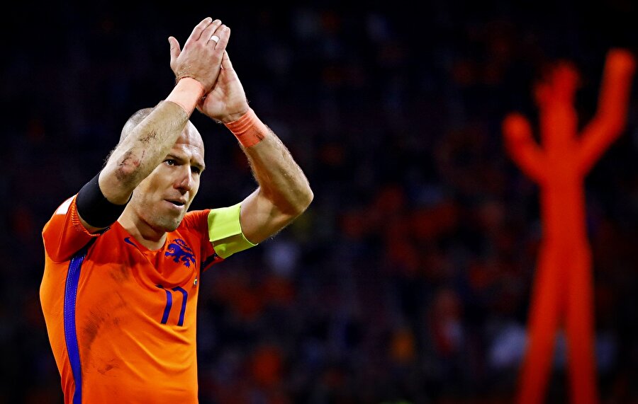 Arjen Robben'den duygusal veda.