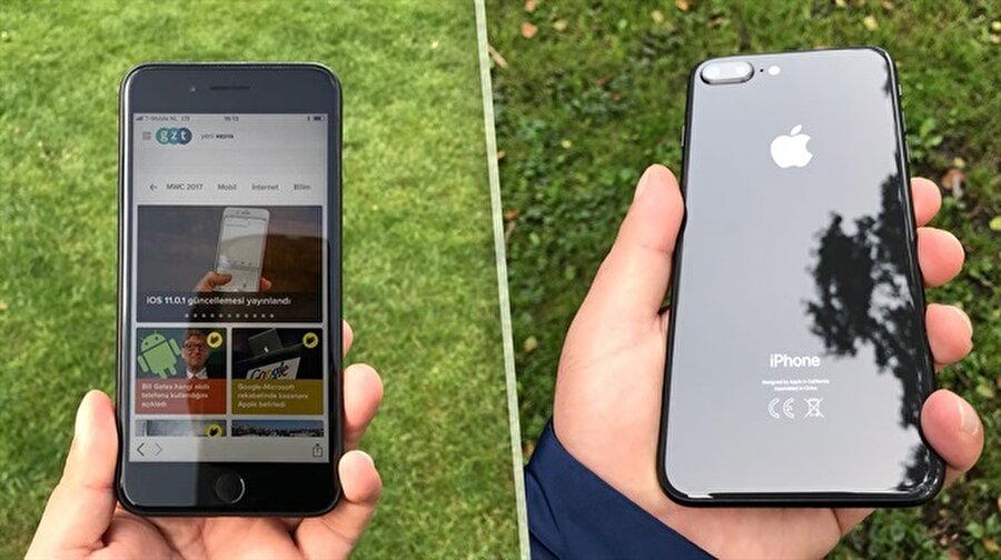 iPhone 8 ve iPhone 8 Plus'ta kablosuz şarj sebebiyle cam gövdeye geçiş yapıldı. 