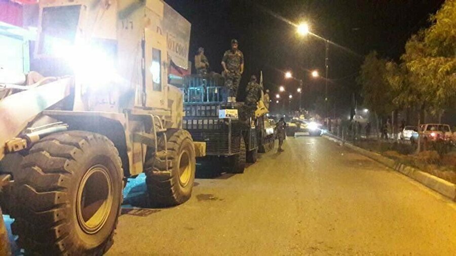 Gece saatlerinde başlayan operasyon ile Irak güvenlik güçlerinin Kerkük'e takviyesi sürdü.