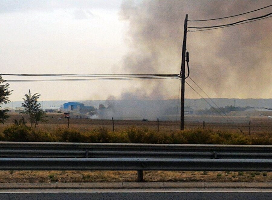 Uçağın başkent Madrid yakınlarında ki üs bölgesinde kalkış sırasında düştüğü bildirildi.