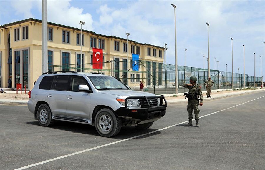 Somali'deki Türk askeri üssü.