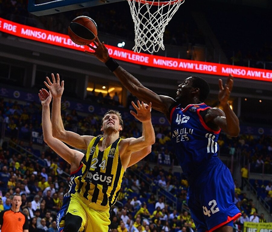 Fenerbahçe Doğuş taraftar desteğini arkasına alarak Anadolu Efes'i mağlup etti. 