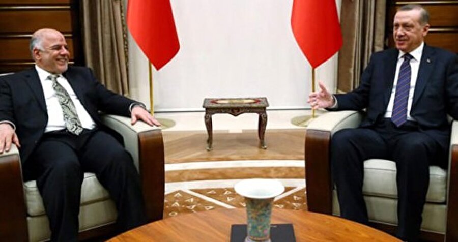 Ankara'yı ziyaret eden gelen Irak Başbakanı Haydar el-İbadi ile Cumhurbaşkanı Recep Tayyip Erdoğan yaklaşık 1 saatlik bir görüşme gerçekleştirmişti.