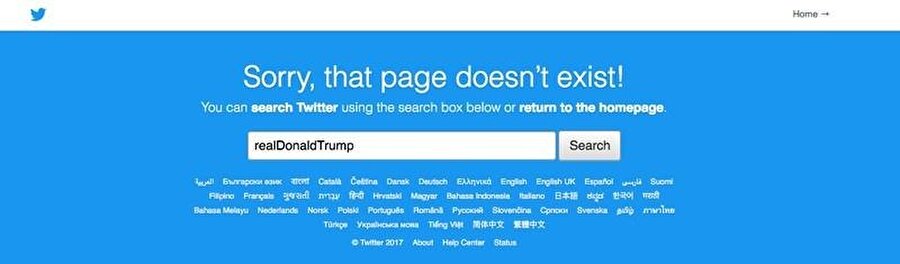 Donald Trump'ın Twitter hesabına 11 dakika erişim sağlanamadı. 