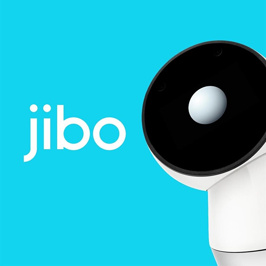 Jibo'nun tanıtım afiş tasarımı.