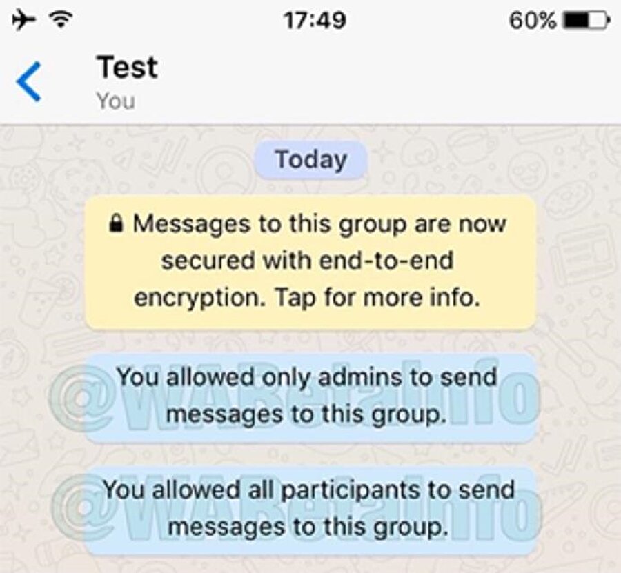 Özellik şu an test aşamasında ve WhatsApp'a ne zaman dahil edileceği bilinmiyor. 