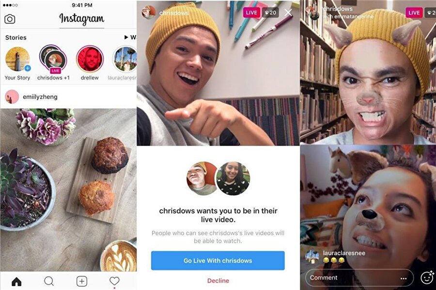 Instagram Canli Yayinlarina Davet Nasil Gonderilir