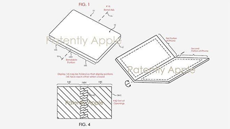 Apple; bu yeni patentle birlikte önümüzdeki süreçlerde katlanabilir akıllı telefon üretimi gerçekleştirebileceğini de doğrulamış oldu. 
