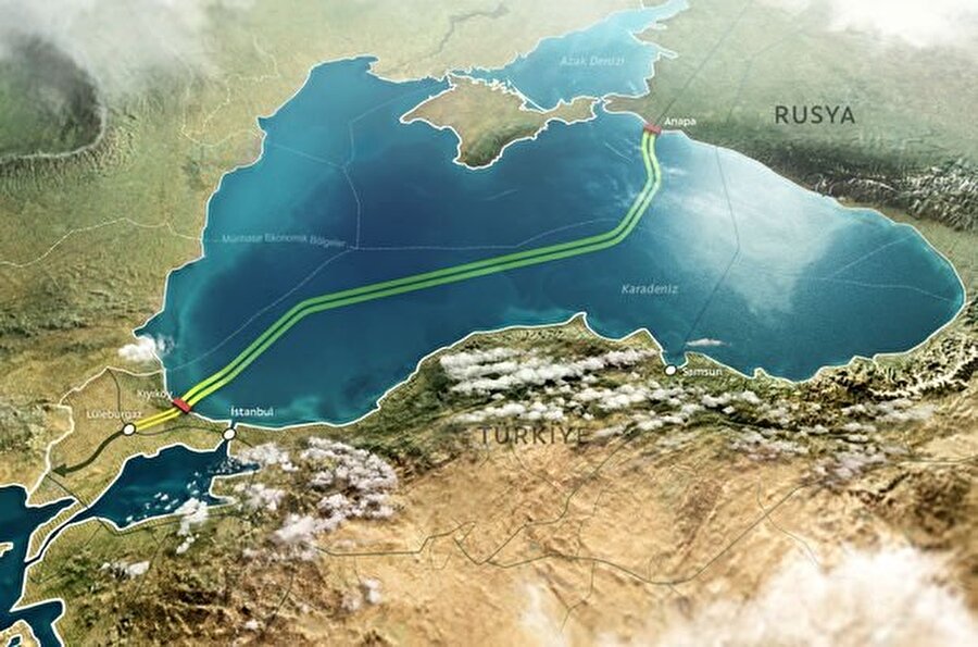 Projenin 2019 yılında Kıyıköy'e ulaşması ve ilk doğalgazın verilmesi hedefleniyor.