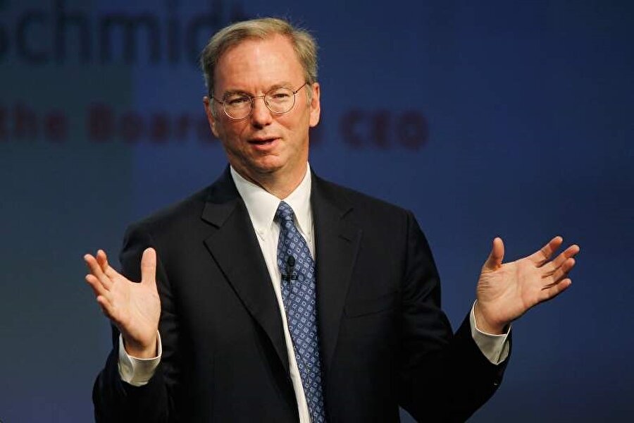 Alphabet Inc. şirketinin başkanı Eric Schmidt.