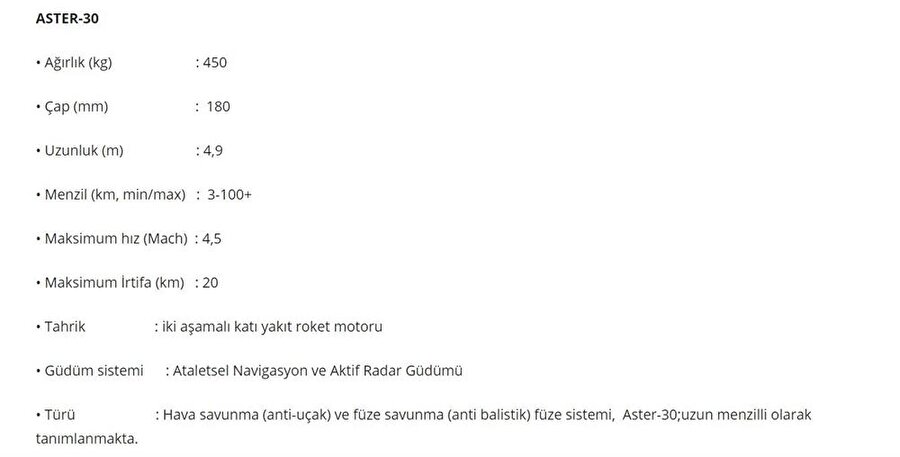 Ar-Ge çalışmaları devam eden ASTER-30