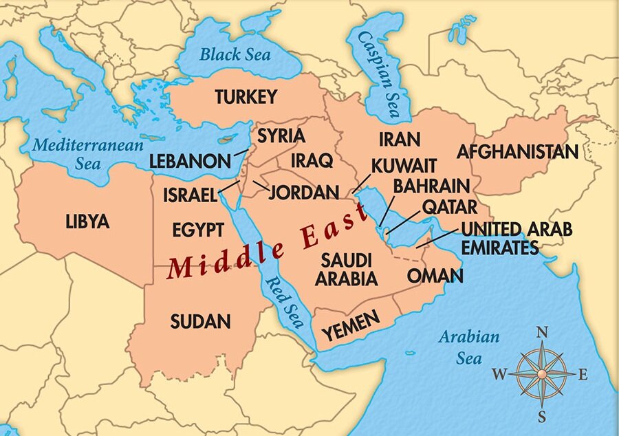 Ortadoğu haritası