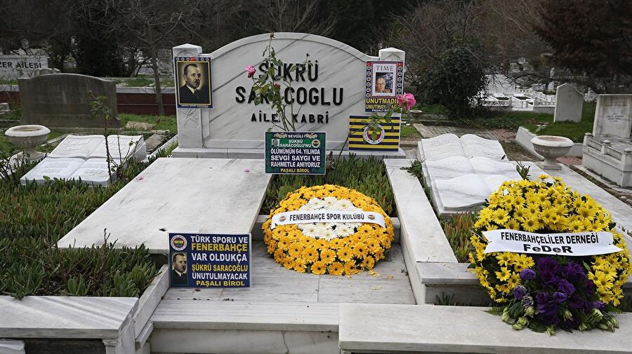 Şükrü Saracoğlu mezarı başında anıldı. 