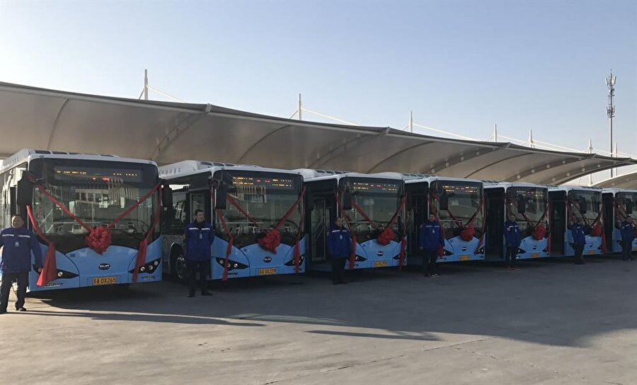 BYD, geçtiğimiz günlerde Pekin'de 350 araçlık elektrik otobüs filosunun teslimatını gerçekleştirmişti.