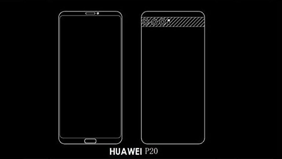 Huawei'nin yeni tepe seviyesi P20 serisinde üç arka kameraya yer vereceği konuşuluyor. 
