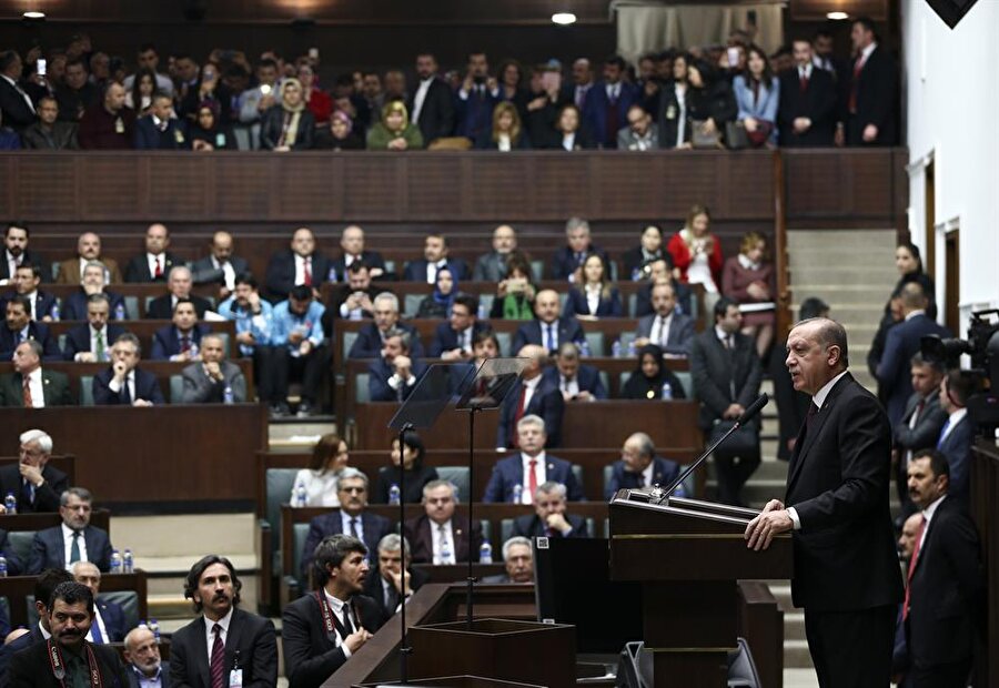 Cumhurbaşkanı ve AK Parti Genel Başkanı Recep Tayyip Erdoğan partisinin TBMM Grup Toplantısı'nda konuştu.nn--