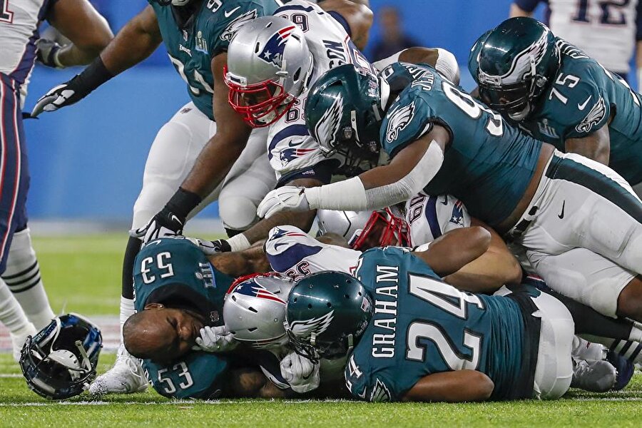  Super Bowl'da Philadelphia Eagles mutlu sona ulaştı.