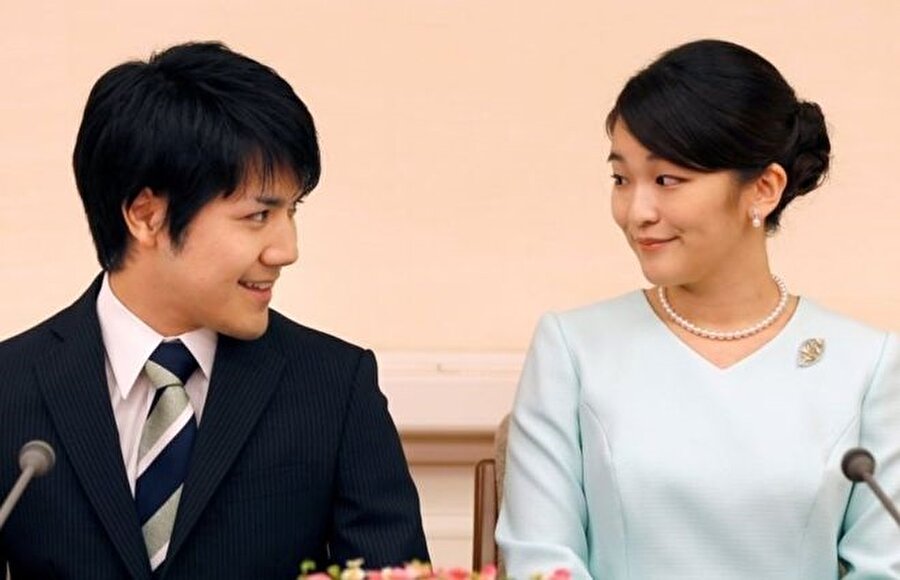  Kei Komuro ve Japonya prensesi Mako (REUTERS)
