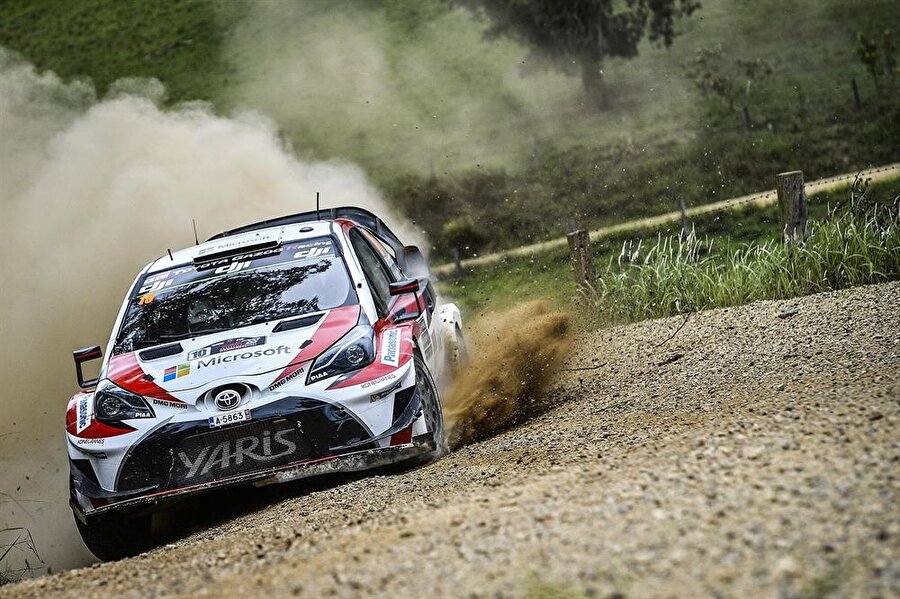 Toyota’nın yarış takımı TOYOTA GAZOO Racing aracı Yaris.