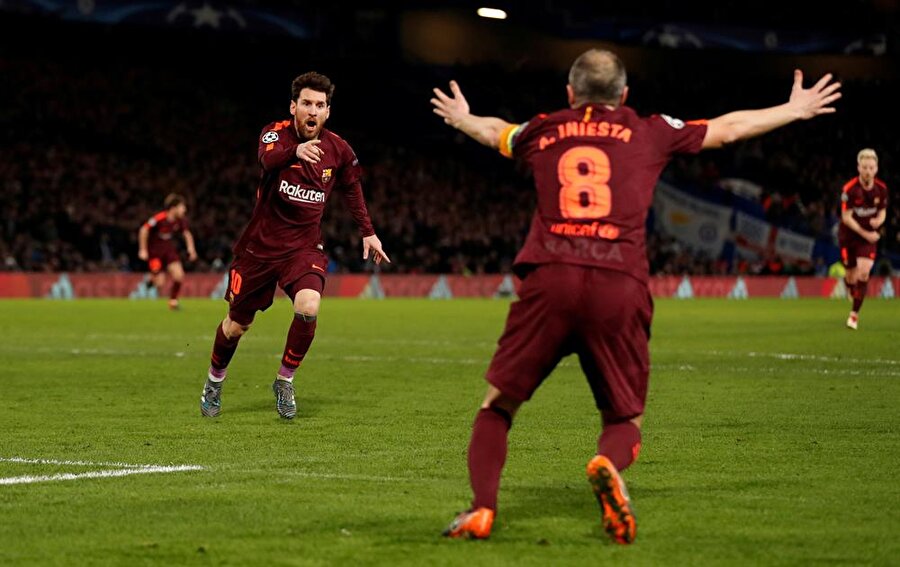 Messi, Chelsea'ye karşı oynadığı daha önceki 8 maçta gol bulamamıştı. (Fotoğraf: Reuters)