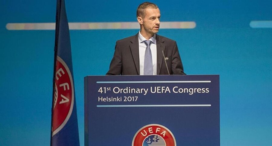 UEFA Başkanı Alexander Caferin