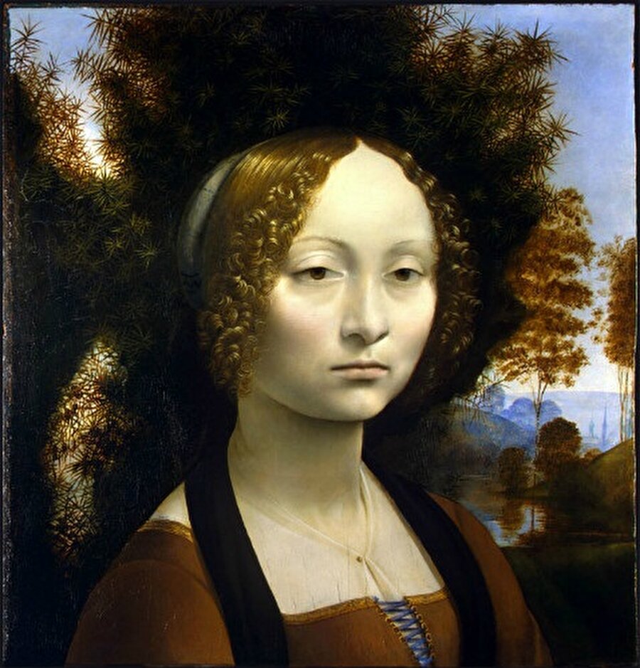 Portrait of Ginevra de Benci (Ginevra de Benci’nin Portresi) – 1475