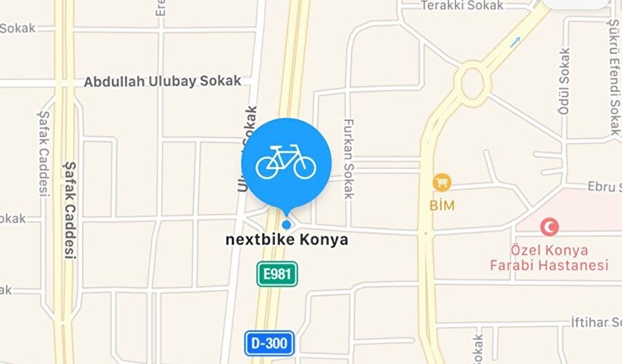 Böylece artık harita üzerinde bisiklet kiralama noktalarının net konumları ve şirketlerin iletişim bilgileri görüntülenebiliyor. 