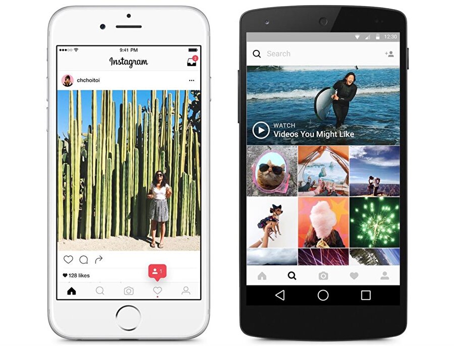 Instagram'daki paylaşımların sıralama sistemi hem Android hem de iOS mobil uygulamalarında aynı. Yani fotoğraf ve videolar etkileşimlere göre tepede kalıyor. 