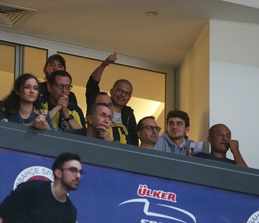 Alex, Fenerbahçe Doğuş maçını locadan izledi. (Fotoğraf: İHA)