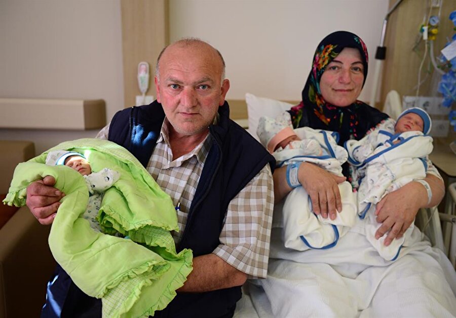Meliha Er ve Ali Er 23 yıl bekledikten sonra 3 bebek sahibi oldu.