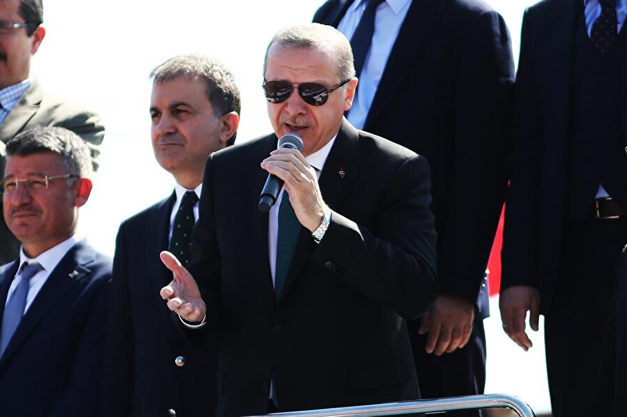 Cumhurbaşkanı Erdoğan, Türkiye'nin kişi başına milli geliri 3 bin 500 dolardan 11 bin dolara yükseldiğini belirtti.