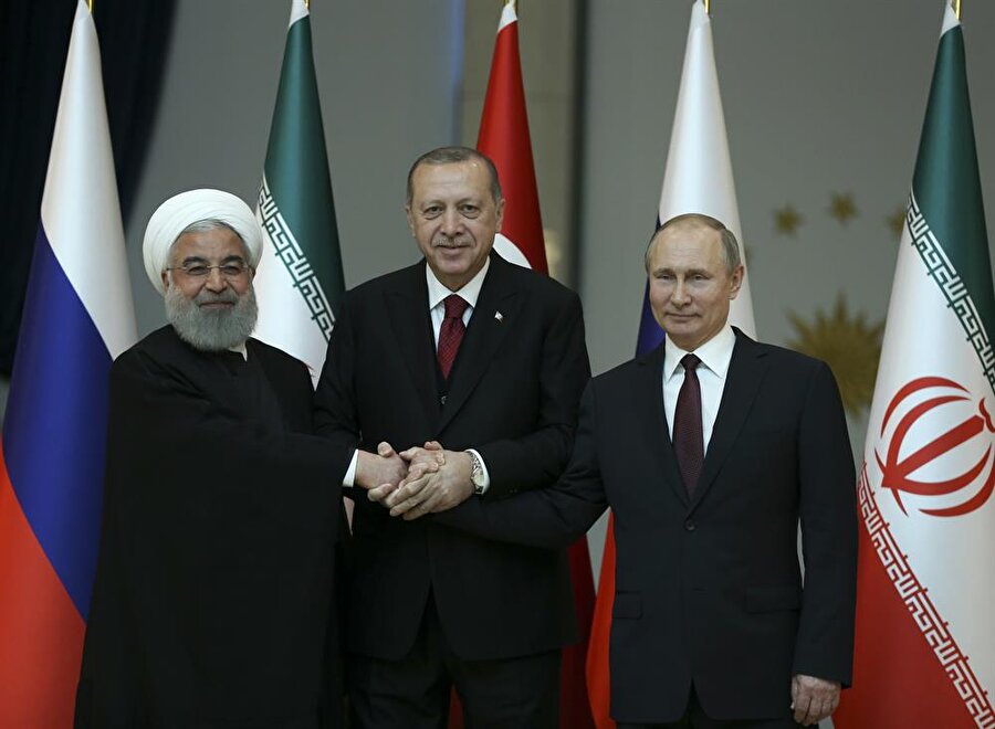 Türkiye-Rusya-İran Üçlü Zirvesi başladı.