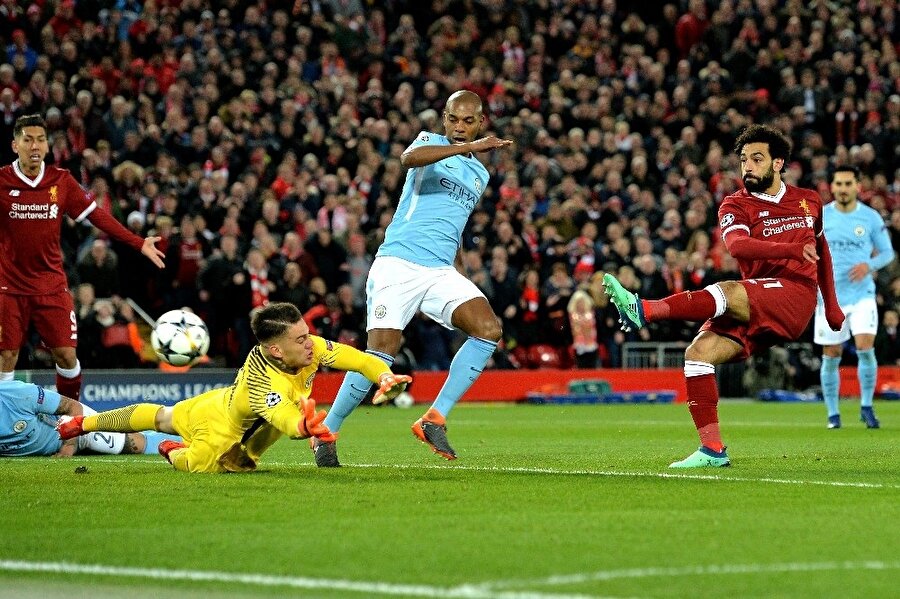 Premier Lig'de üçüncülük koltuğunda oturan Liverpool, Devler Ligi'nde açıldı. (Fotoğraf: İHA)