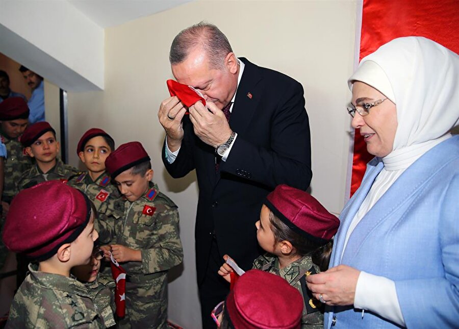 Cumhurbaşkanı Recep Tayyip Erdoğan ve eşi Emine Erdoğan 