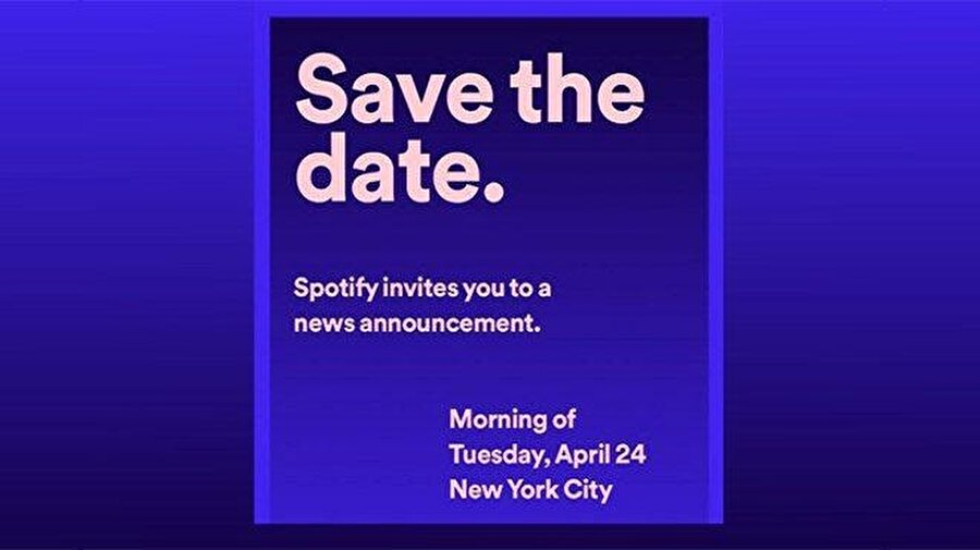Spotify akıllı hoparlörünün 24 Nisan'daki etkinlikte tanıtılacağı kesinleşti. 