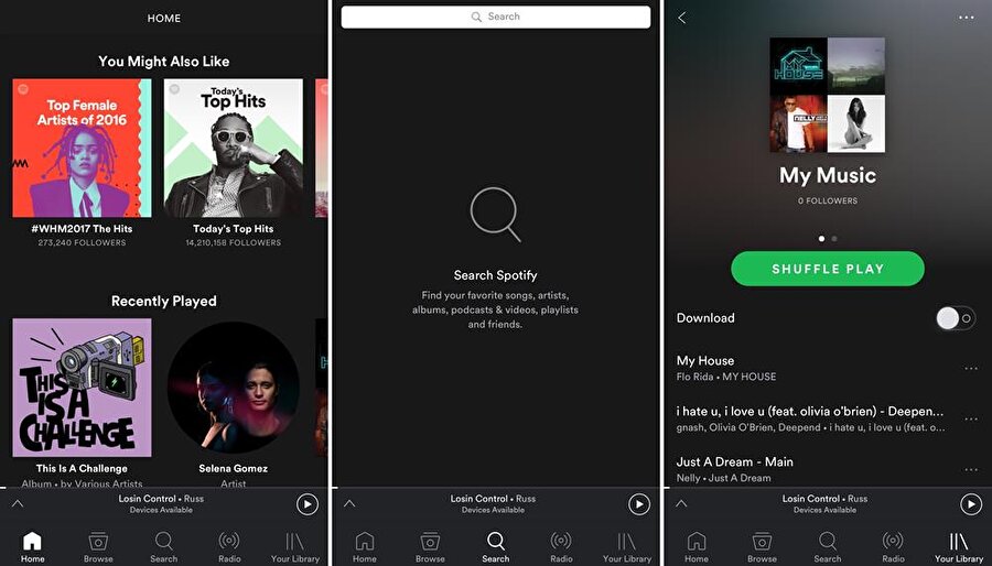 Yenilenen Spotify, ücretsiz aboneler için çok daha farklı hizmetler sunacak gibi görünüyor. 