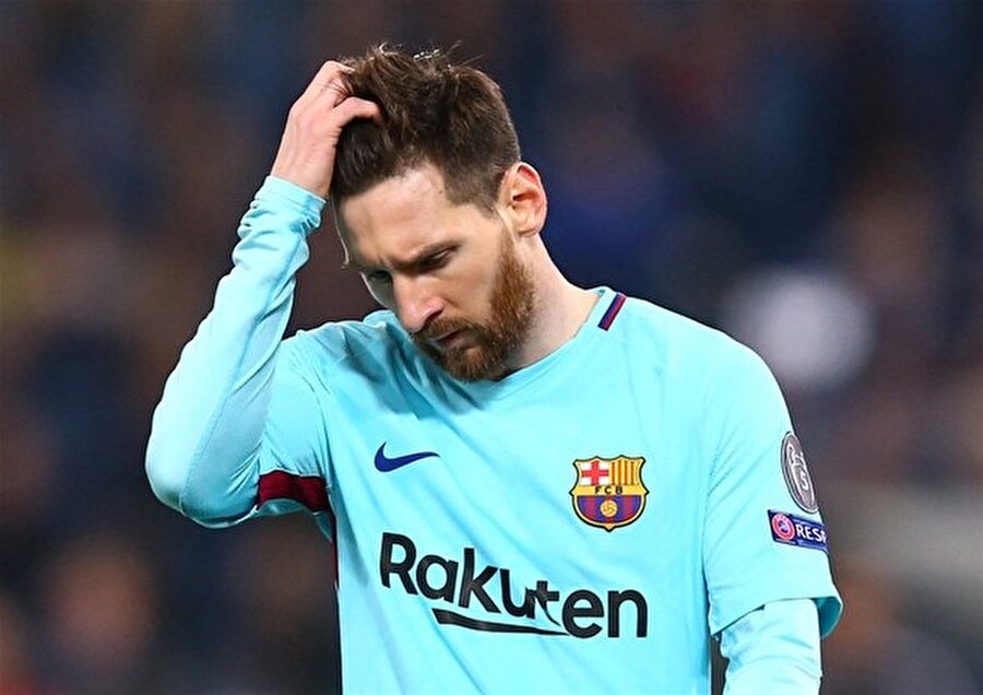 Messi, maç sonunda oldukça çaresiz bir görüntü verdi.