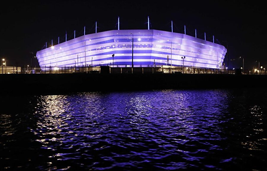 Stat projelendirilirken, Bayern Münih'in maçlarını oynadığı Allianz Arena'da örnek alındı.nnREUTERS/Sergei Karpukhin