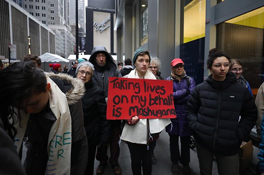 Protestolar ABD'nin New York şehrinde gerçekleşti.