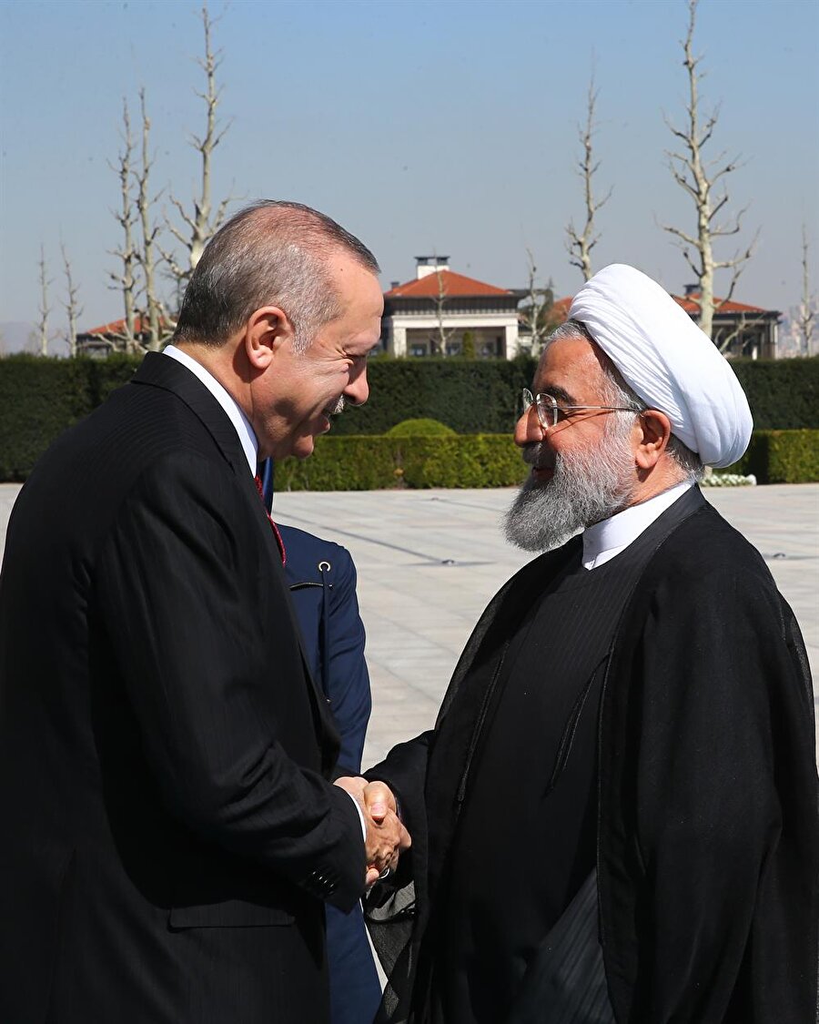 Cumhurbaşkanı Recep Tayyip Erdoğan ve İran Cumhurbaşkanı Hasan Ruhani