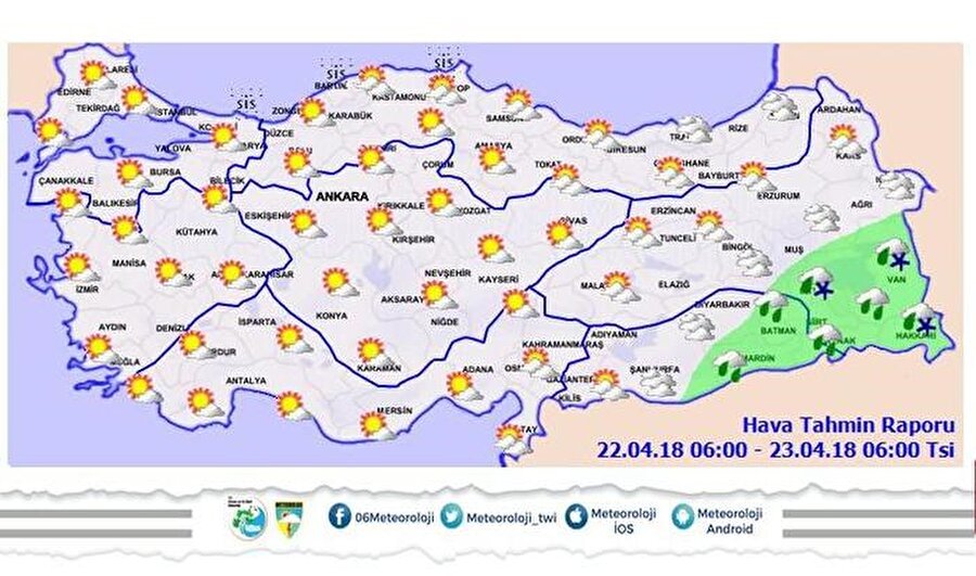 Meteoroloji Açıkladı: Havalar 2-8 Derece ısınacak