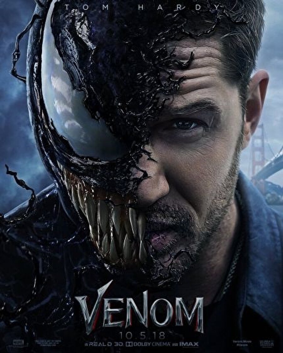 Venom filminin afişi. 